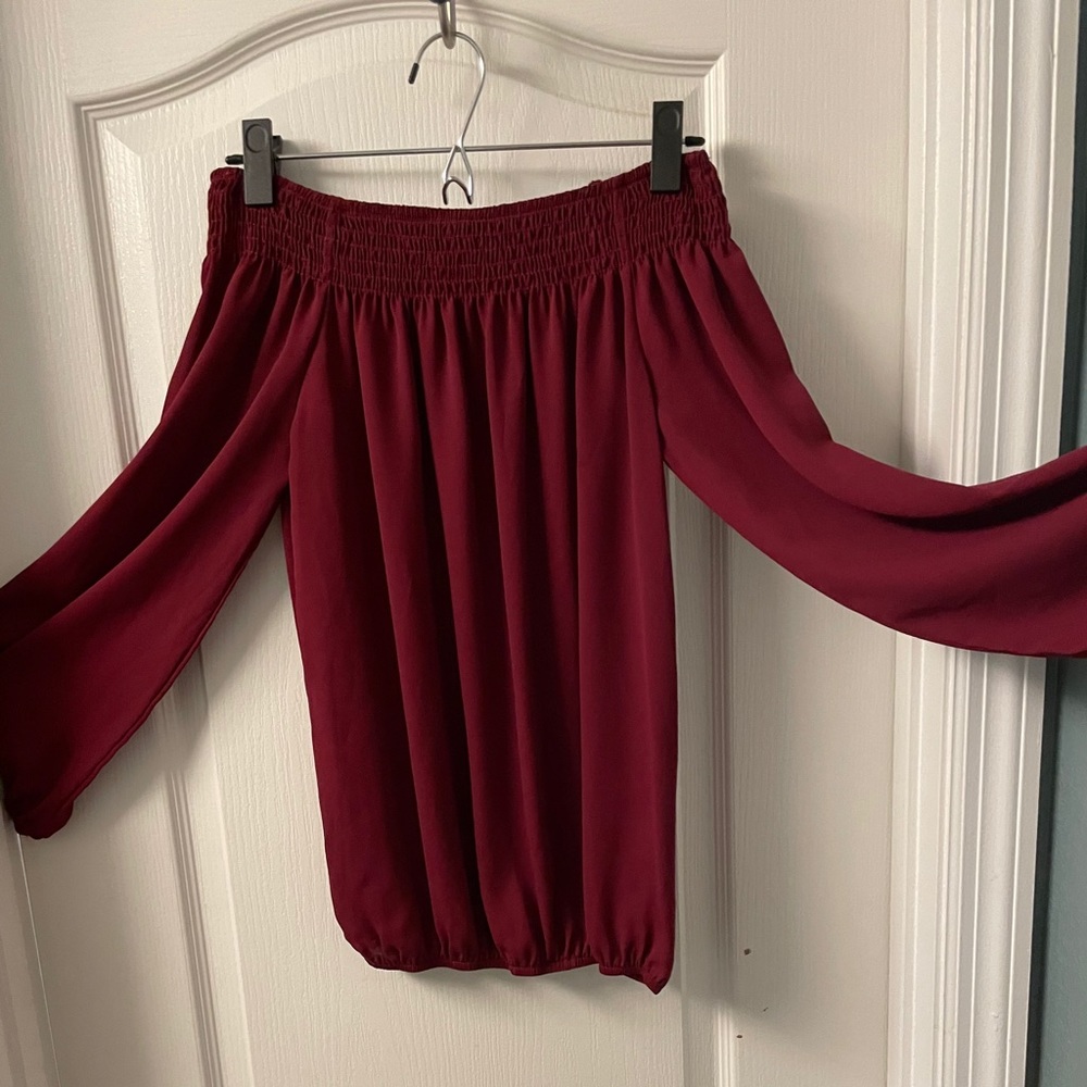 Off the shoulder blouse